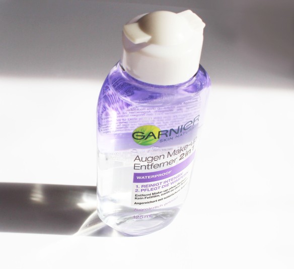 Garnier make-up remover 2 in 1 | wearingblack | Make-Up-Entferner